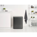 Bo Touch Bin 2 x 30 L with 2 Plastic Inserts - Confident Grey