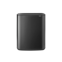 Bo Touch Bin 2 x 30 L with 2 Plastic Inserts - Confident Grey