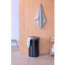 Brabantia Laundry Box with Plastic Lid - 60 Litres - Matt Black