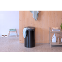 Brabantia Laundry Box with Plastic Lid - 60 Litres - Matt Black