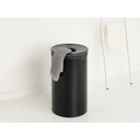 Brabantia Laundry Box with Plastic Lid - 60 Litres - Matt Black