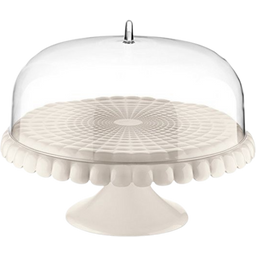 guzzini Tiffany Cake Stand with Dome, large - White