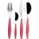 guzzini FEELING Cutlery Set, 24 pieces - Red