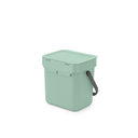 Brabantia Sort & Go Abfallbehälter, 3 Liter - Jade Green