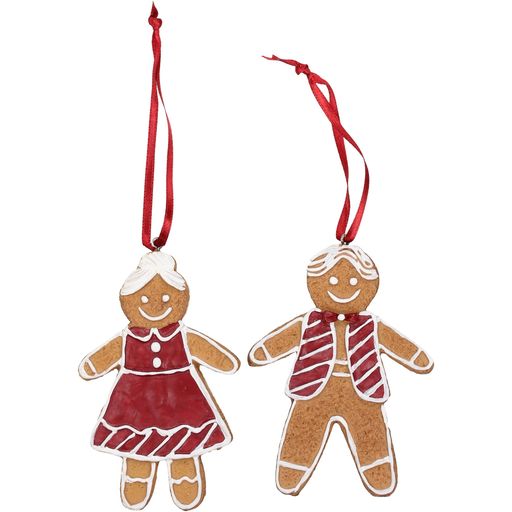 Boltze Gingerbread Pepl Ornaments