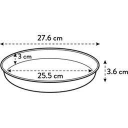 elho loft urban Coaster Round 28 - White