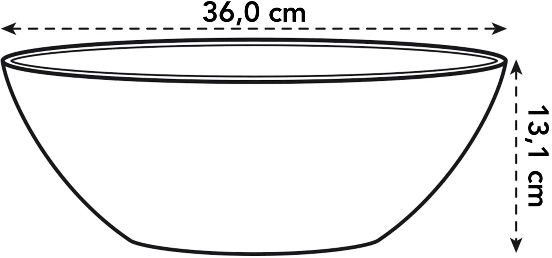 elho brussels oval 36 cm