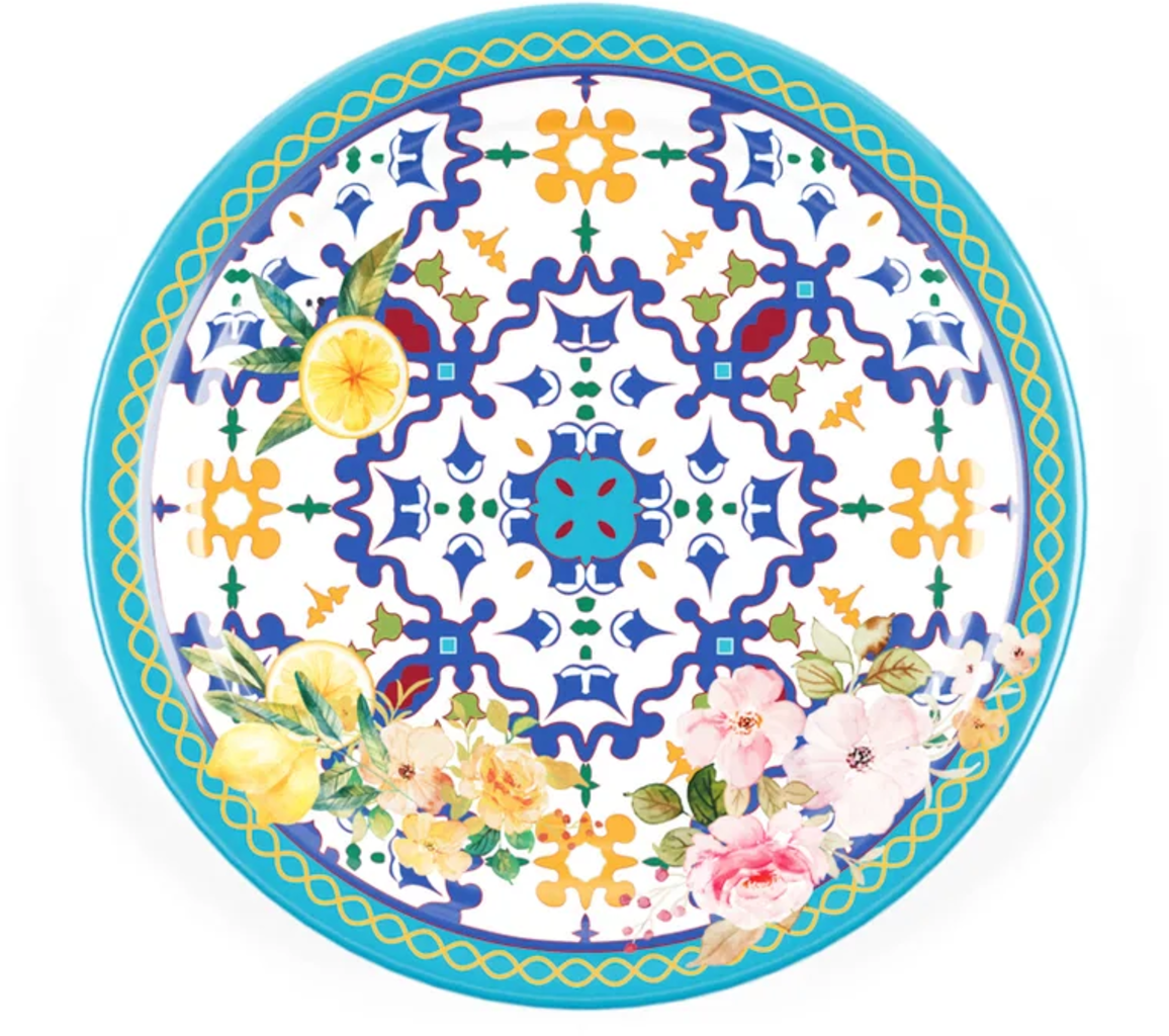 guzzini "Flower & Lemon" Dessert Plate