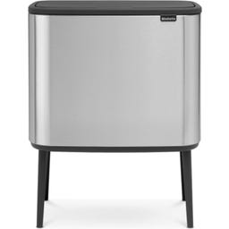 Brabantia Bo Touch Bin 11+23 Litres - Matt Steel Fingerprint Proof