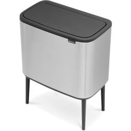 Brabantia Bo Touch Bin 11+23 Litres - Matt Steel Fingerprint Proof