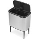 Brabantia Bo Touch Bin 11+23 Litres - Matt Steel Fingerprint Proof