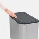 Brabantia Bo Touch Bin 11+23 Litres - Matt Steel Fingerprint Proof