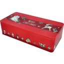 XXL Merry Christmas Biscuit Tin with Divider - 1 item