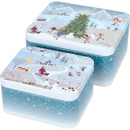 Birkmann Winter Wonderland Biscuit Tin Set - S+M