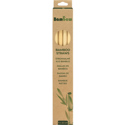 Bambaw Bamboo Straws Box - 6 pieces / 22 cm