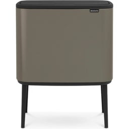 Brabantia Bo Touch Bin 36 L with Plastic Liner - Platinum