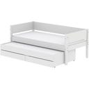 Flexa Ausziehbett WHITE mit 2 Schubladen