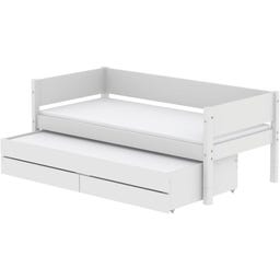 Flexa Ausziehbett WHITE mit 2 Schubladen