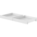WHITE/NOR 2 Drawers for WHITE & NOR Single Beds
