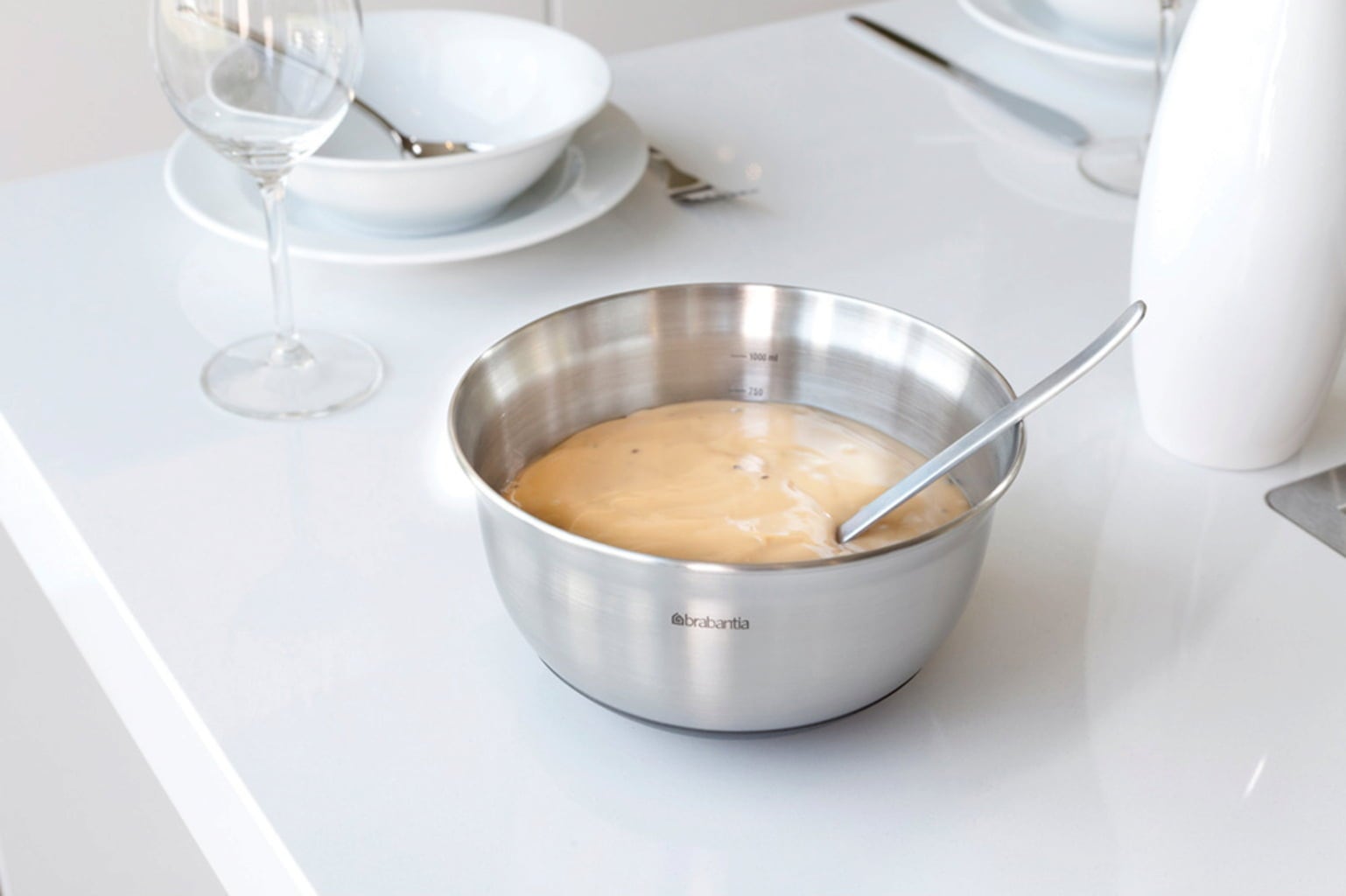 Brabantia Blandningsskål Matt Steel - 1 L black