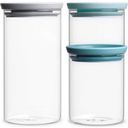 Brabantia Set 3 steklenih posod - 1 set