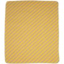 David Fussenegger JUWEL Babydecke - Diagonalstreifen - gelb