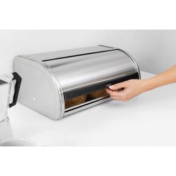 Brabantia Roll Top Bread Box - Matt Steel