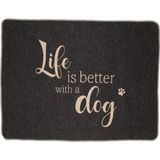 Manta para Mascotas, Pequeña - Life is better with a dog