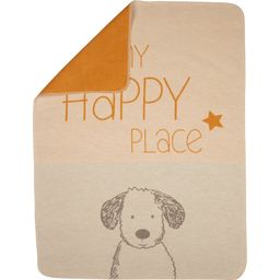 David Fussenegger Haustierdecke Hund - my happy place - rohweiß