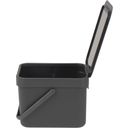 Brabantia Sort & Go 6 L Waste Bin - Grey