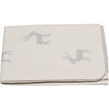 David Fussenegger SILVRETTA Flannel Blanket "Deer Allover"