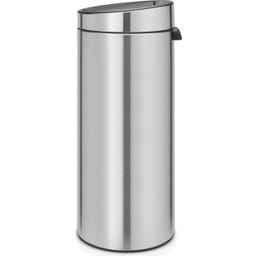 Poubelle Touch Bin New 30 L avec Seau Intérieur - Matt Steel