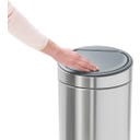 Brabantia Touch Bin New 30 L with a Plastic Liner - Matt Steel Fingerprint Proof