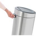 Brabantia Touch Bin New 30 L with a Plastic Liner - Matt Steel Fingerprint Proof