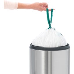 Brabantia Touch Bin New 30 L with a Plastic Liner - Matt Steel Fingerprint Proof
