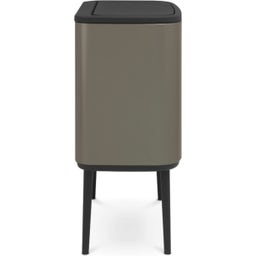 Brabantia Bo Touch Bin 36 L with Plastic Liner - Platinum