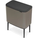 Brabantia Bo Touch Bin 36 L with Plastic Liner - Platinum