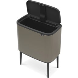 Brabantia Bo Touch Bin 36 L with Plastic Liner - Platinum