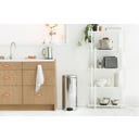 Brabantia Poubelle à Pédale Newicon 30L - Brilliant Steel