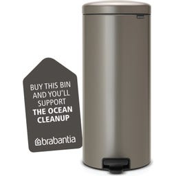 Brabantia Poubelle à Pédale Newicon 30L - Platinum