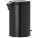 Treteimer Newicon 20 L mit Kunststoffeinsatz - Matt Black