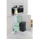Brabantia Sort & Go - Pattumiera Integrata - 2 x 16 L
