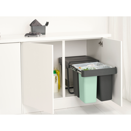 Brabantia Cubo de Basura Integrado - Sort & Go - 10 + 10 + 20 L