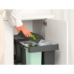 Brabantia Cubo de Basura Integrado - Sort & Go - 10 + 10 + 20 L