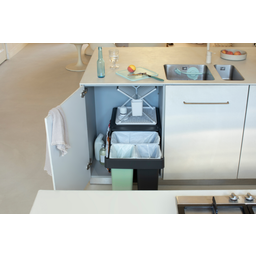 Brabantia Cubo de Basura Integrado - Sort & Go - 10 + 10 + 20 L