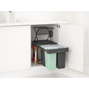 Brabantia Cubo de Basura Integrado - Sort & Go - 10 + 10 + 20 L