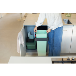 Brabantia Sorteer & Ga Inbouwemmer - 2 x 30 L