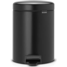 Treteimer Newicon 5 L mit Kunststoffeinsatz - Matt Black