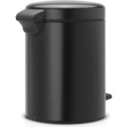 Treteimer Newicon 5 L mit Kunststoffeinsatz - Matt Black