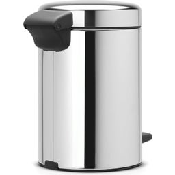 Treteimer Newicon 3 L mit Kunststoffeinsatz - Brilliant Steel